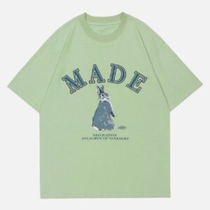 Rabbit Letter Design Tee